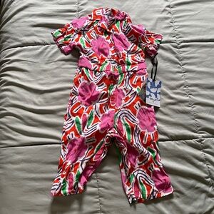 DVF x Target Vibrant Multicolor Patterned Jumpsuit